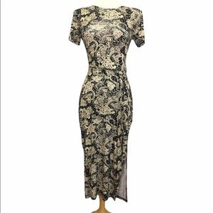 Novella Royale Black Rosewood Dress